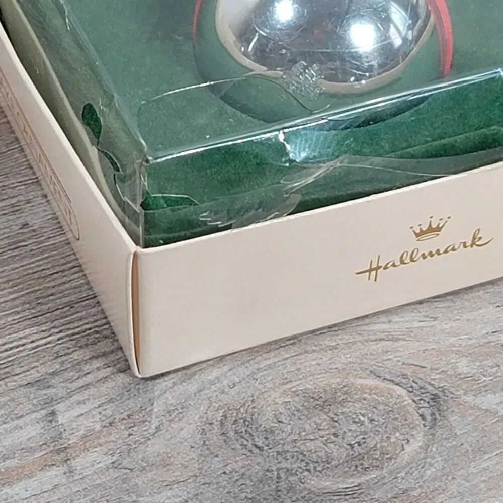 Vintage Hallmark Christmas Ornaments Ribbon Candy Peeking Elf Keepsake FLAWED